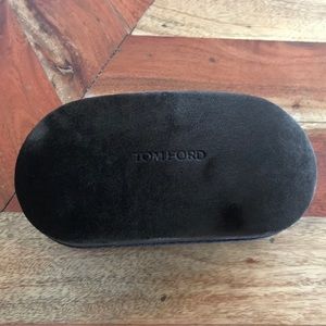 Tom Ford velour sunglasses case